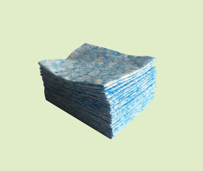 蓝色清洁布